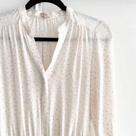 Aritzia Babaton Bennett Button-Up Silk Dress small - Picture 3 of 5